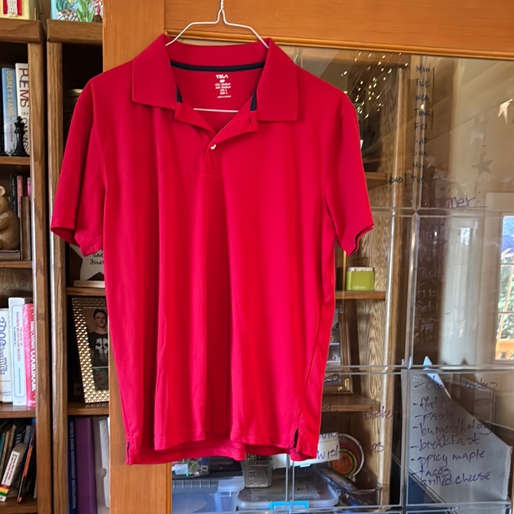 Vibrant Red Classic Polo Shirt